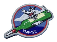 VMF-122 Candystripers Patch – With Hook and Loop