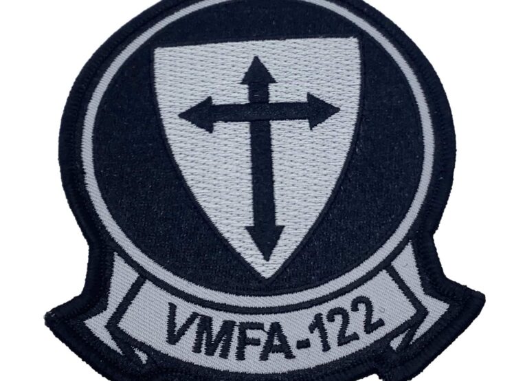 VMFA-122 Crusaders Squadron Patch – No Hook and Loop