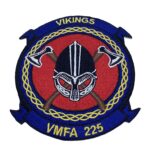 VMFA-225 Vikings Patch - No Hook and Loop