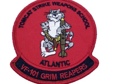 VF-101 Grim Reapers Tomcat Strike Weapons School Patch – No Hook and Loop