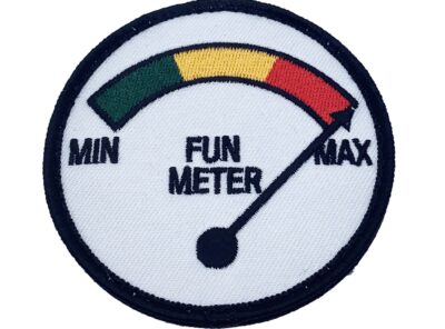 Fun Meter Patch – No Hook and Loop