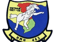 HMH-463 Pegasus Vietnam Patch- No Hook and Loop
