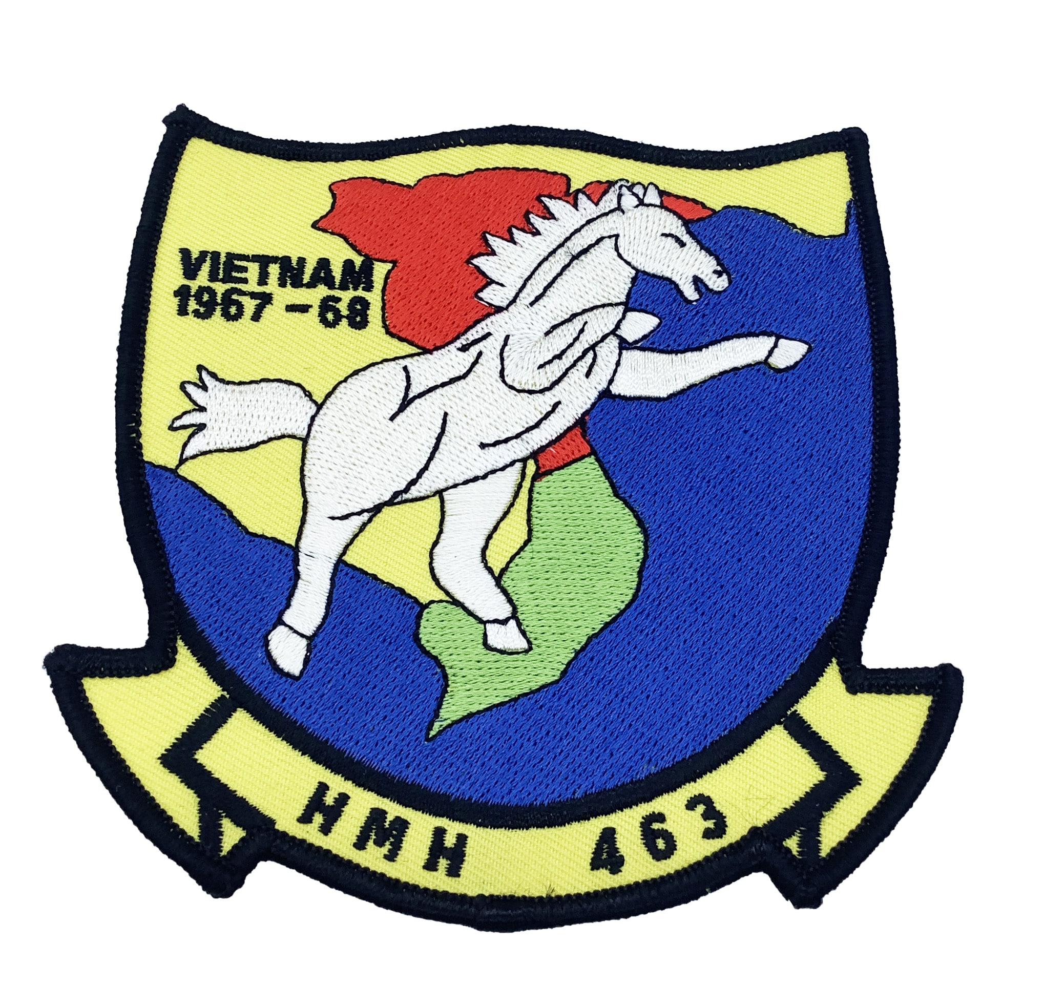HMH-463 Pegasus Vietnam Patch- No Hook and Loop