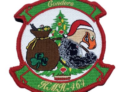HMH-464 Condors Christmas Patch- With Hook and Loop