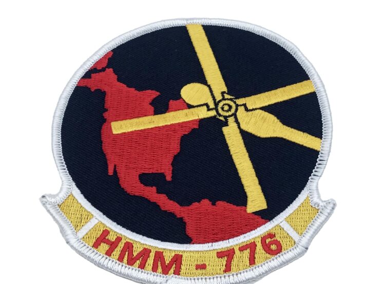HMM 776 Squadron Patch- No Hook and Loop