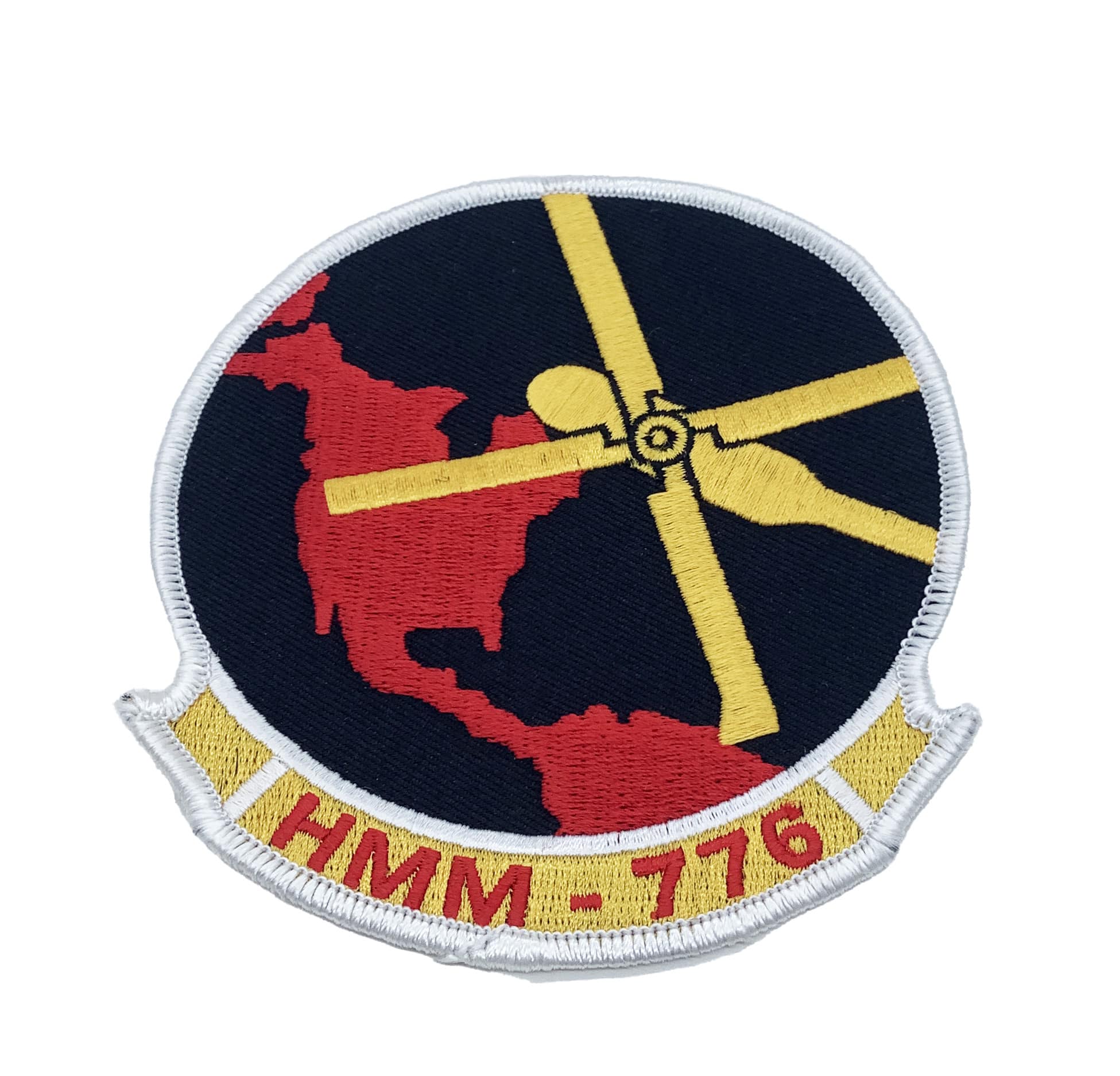 HMM 776 Squadron Patch- No Hook and Loop