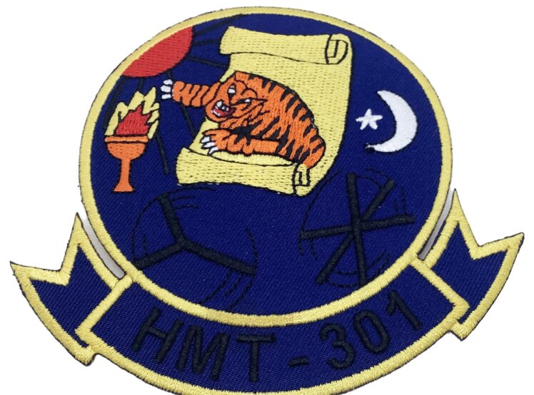 HMT-301 Squadron Patch - No Hook and Loop
