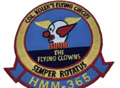 HMM 365 The Flying Clowns Squadron Patch- No Hook and Loop