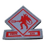 VMFA-232 Red Devils Squadron Patch – With Hook and Loop