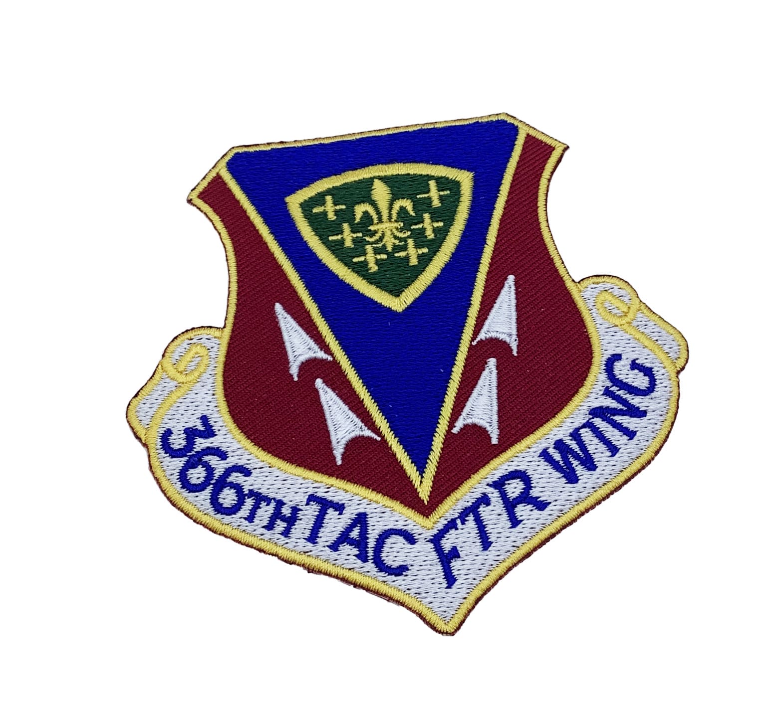 366th Fighter Wing 3.5" Patch – With Hook and Loop