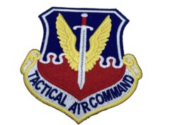 Tactical Air Command Patch – Plastic Backing