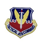 Tactical Air Command Patch – With Hook and Loop