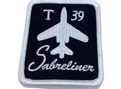 T-39 Sabreliner Patch – With Hook and Loop