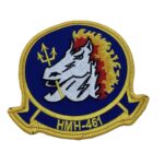 HMH-461 Iron Horse Blue Patch – With Hook and Loop