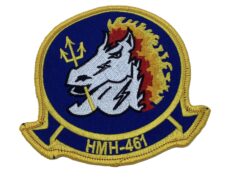HMH-461 Iron Horse Blue Patch – With Hook and Loop