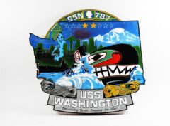 SSN-787 USS Washington Plaque