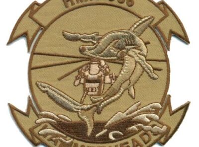 HMH-366 Hammerheads Tan Patch – With Hook and Loop