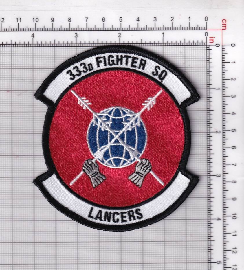 333d Fighter Squadron Lancers Patch