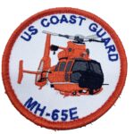 US Coast Guard MH-65E Dolphin Shoulder Patch – With Hook and Loop