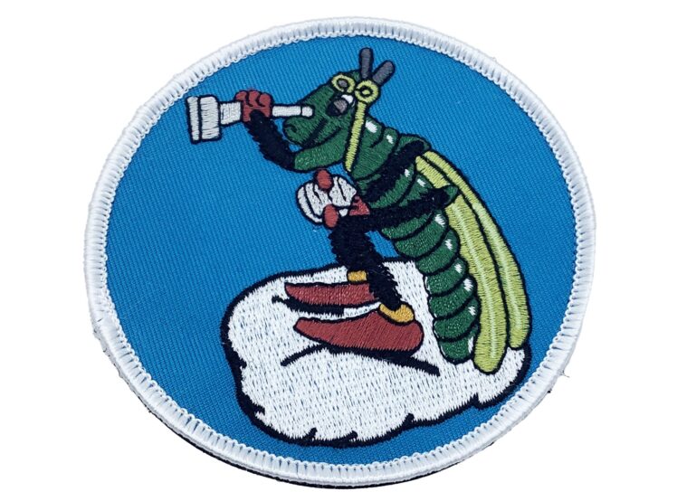 Army WWII Grasshopper Patch – With Hook and Loop