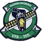 VFA-105 Gunslingers Patch – No Hook and Loop