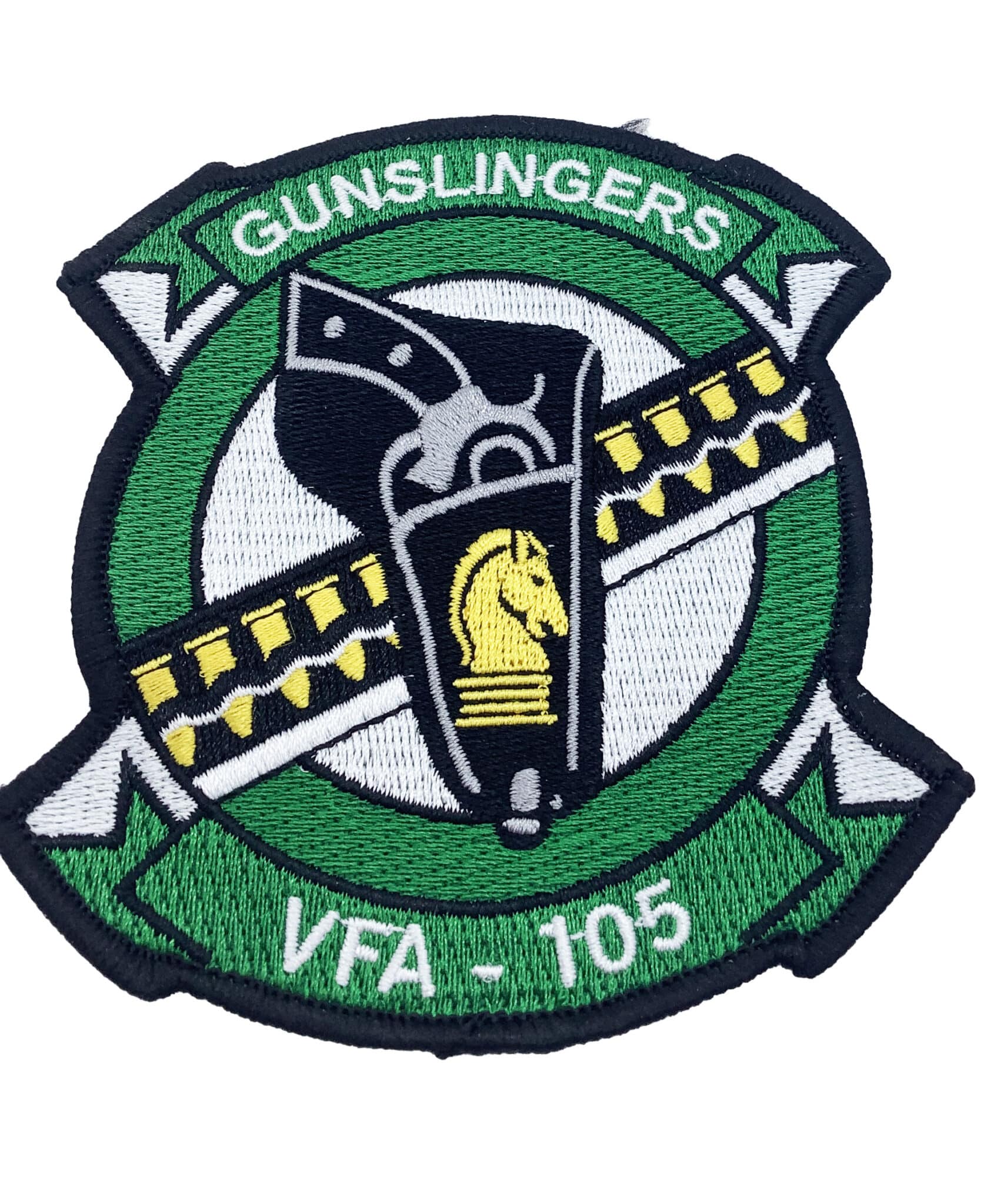 VFA-105 Gunslingers Patch – With Hook and Loop