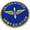 US Army Aviation Branch Patch – No Hook and Loop