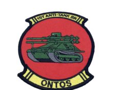 1st Anti-Tank Bn Patch – No Hook and Loop