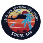 USCG Air Station San Diego Patch – No Hook and Loop