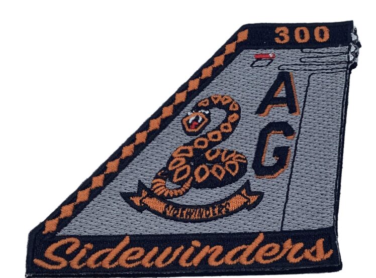 VFA-86 Sidewinders F-18 Tail Flash Patch – With Hook and Loop