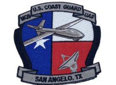 US Coast Guard San Angelo MQ-9 Predator Patch – With Hook and Loop