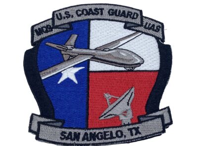 US Coast Guard San Angelo MQ-9 Predator Patch – With Hook and Loop