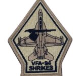 VFA-94 Shrikes Shoulder Patch Tan – With Hook and Loop