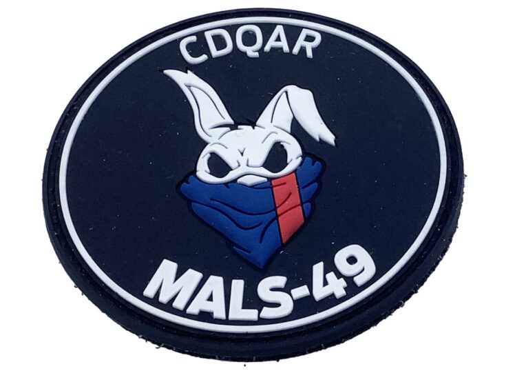 MALS-49 Magicians CDQAR PVC Shoulder Patch - With Hook and Loop