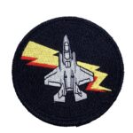 VMFAT-501 Warlords Lightning II Shoulder Blackout Patch - With Hook and Loop