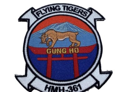 HMH-361 Flying Tigers Gung Ho Patch – With Hook and Loop