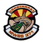 MWSS-371 Sandsharks Patch – With Hook and Loop