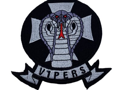 HMLA-169 VIPERS (Black/Gray) Patch – With Hook and Loop