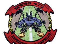 MWSS-472 Dragons Expeditionary Airfields Patch – With Hook and Loop