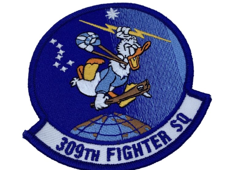 309th Fighter Squadron Patch – With Hook and Loop