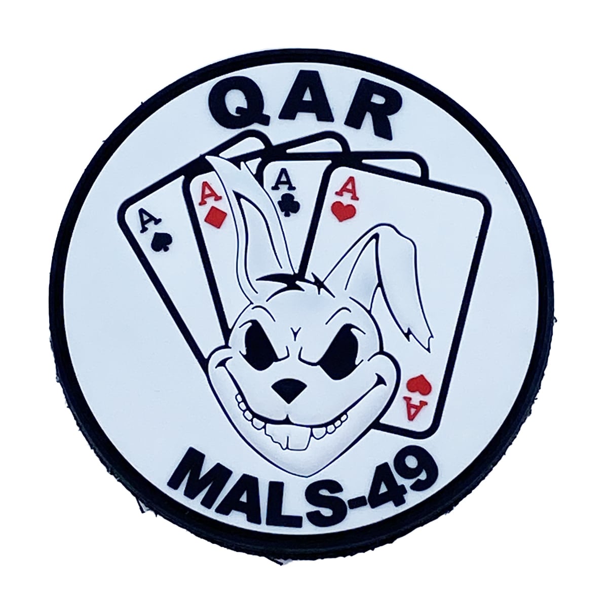 MALS-49 Magicians QAR PVC Patch - With Hook and Loop