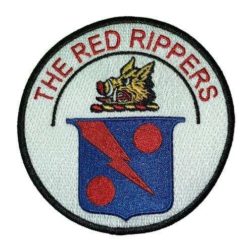VF-11 / VFA-11 Red Rippers Squadron Patch – With Hook and Loop