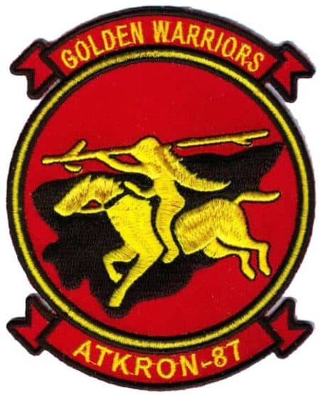 VFA-87 Golden Warriors Patch – With Hook and Loop