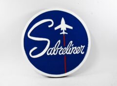 Sabreliner Blue Plaque