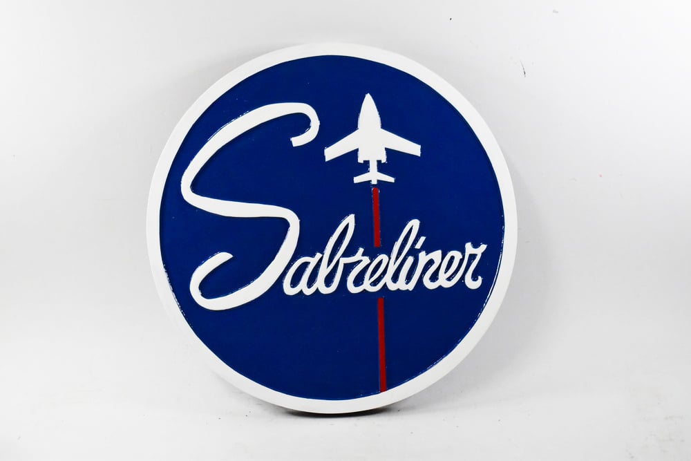 Sabreliner Blue Plaque