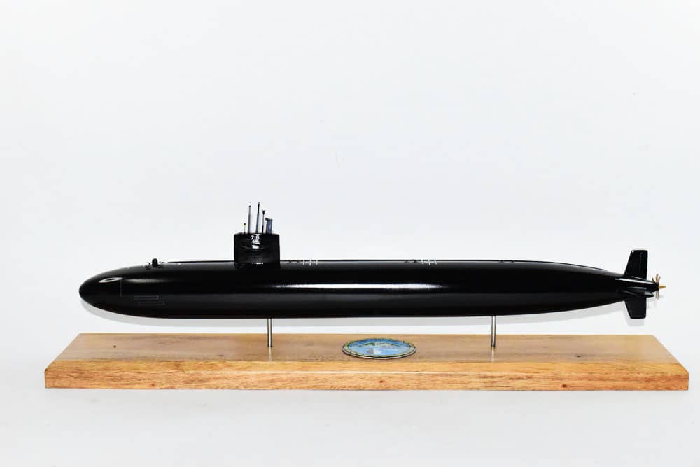 USS Salt Lake City (SSN-716) Black Hull FLT I Submarine Model