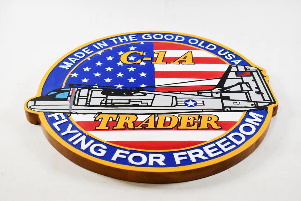 C-1 Trader 'Flying for Freedom' Plaque