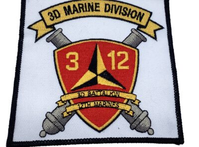 3rd Bn 12th Marines Patch – Plastic Backing