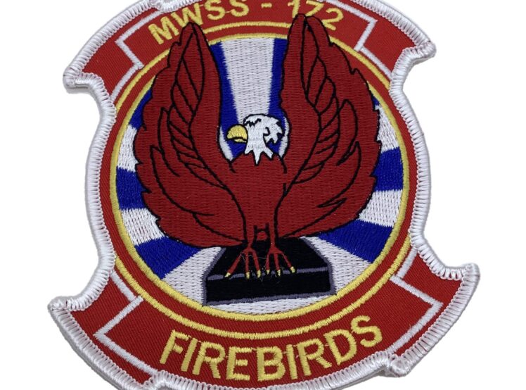 MWSS-172 Firebirds Patch – Plastic Backing