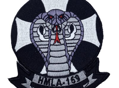 HMLA-169 VIPERS (Black/White/Gray) Patch – Plastic Backing